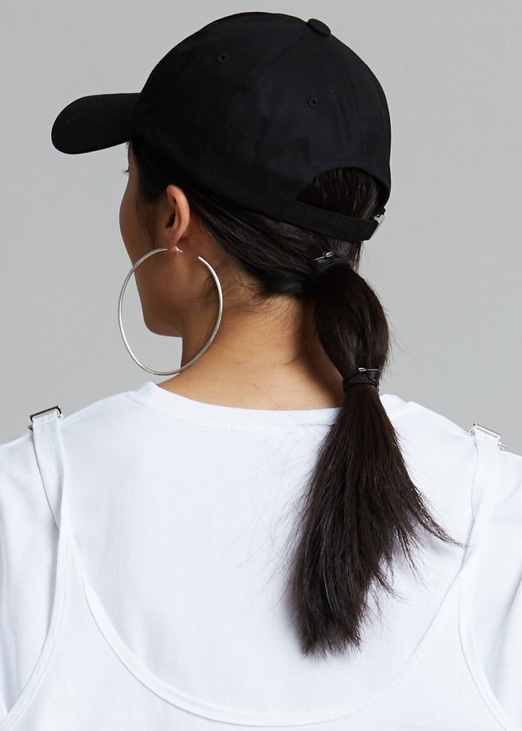 Summer Baseball Hat - Black Hat The Frankie Shop