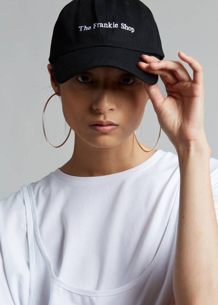 Summer Baseball Hat - Black Hat The Frankie Shop