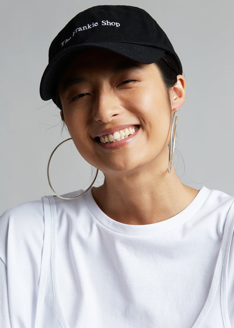 Summer Baseball Hat - Black Hat The Frankie Shop