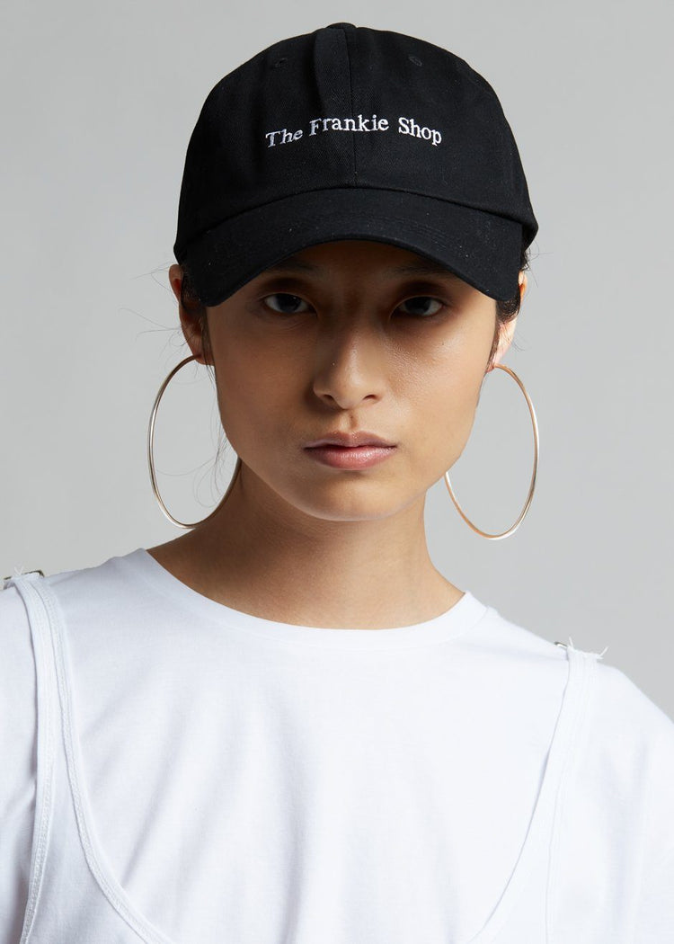 Summer Baseball Hat - Black Hat The Frankie Shop