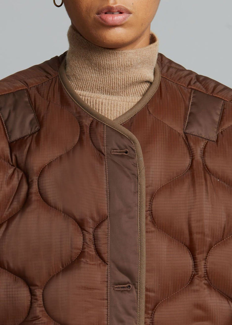 Veste matelassée Teddy - Chocolat