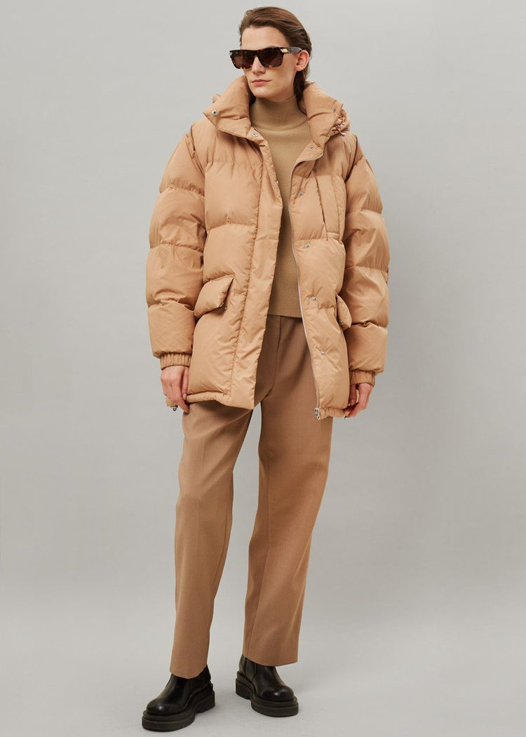 Tignes Long Puffer - Dijon Coat The Frankie Shop