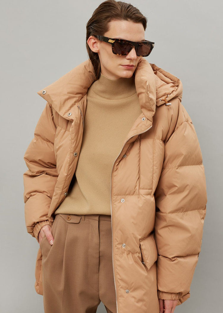 Tignes Long Puffer - Dijon Coat The Frankie Shop