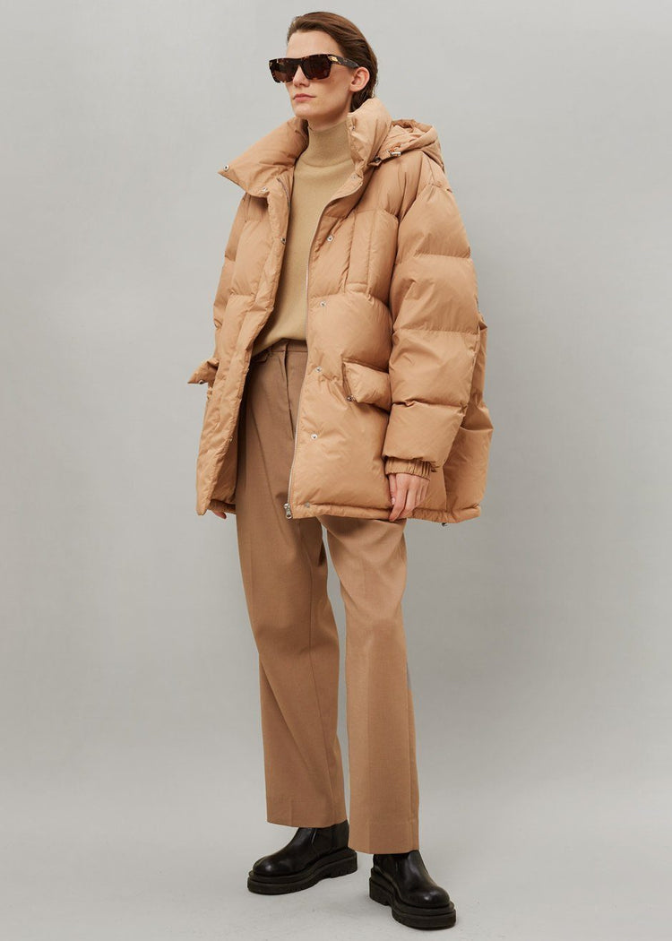 Tignes Long Puffer - Dijon Coat The Frankie Shop