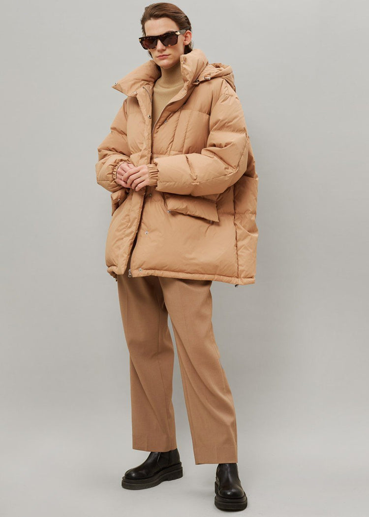 Tignes Long Puffer - Dijon Coat The Frankie Shop
