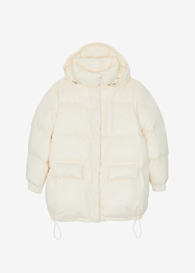 Tignes Long Puffer - Ivory Coat The Frankie Shop