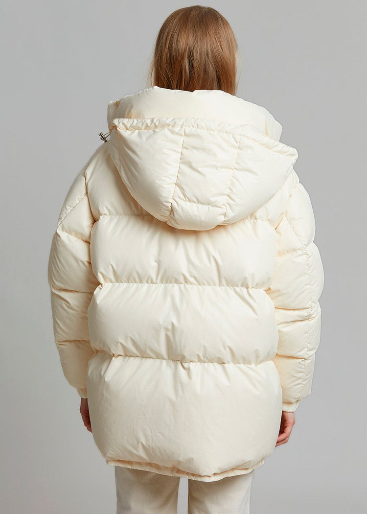Tignes Long Puffer - Ivory Coat The Frankie Shop