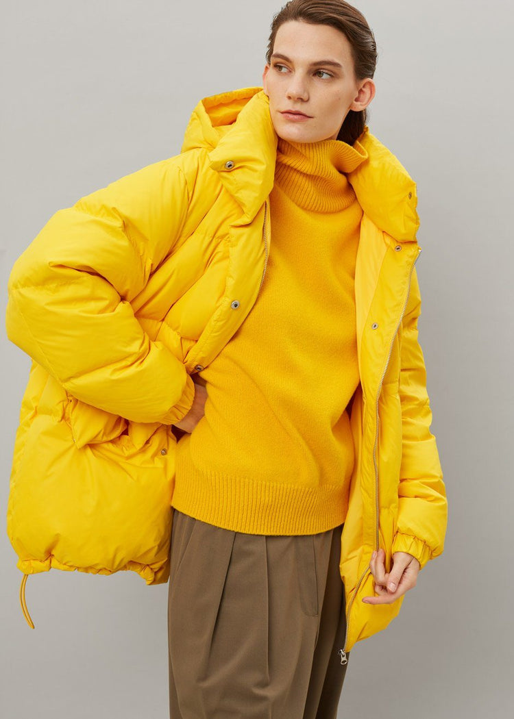 Tignes Long Puffer - Marigold Coat The Frankie Shop