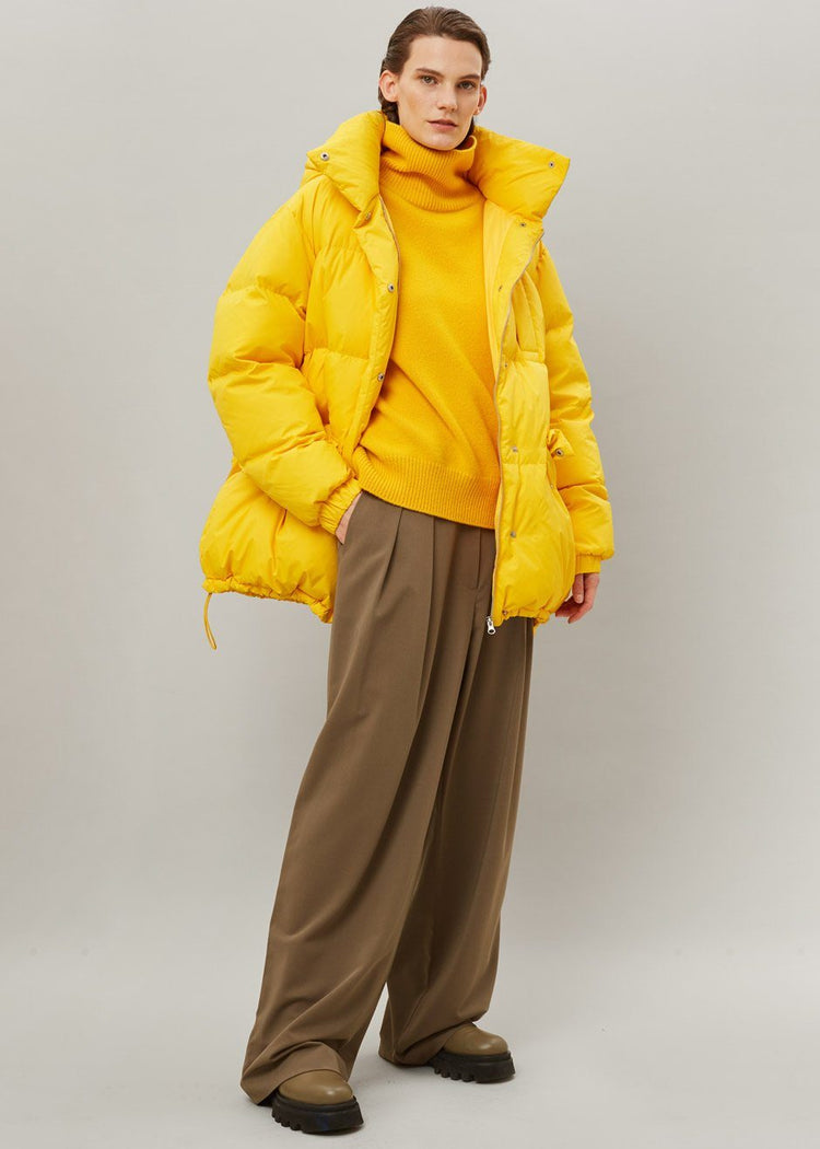 Tignes Long Puffer - Marigold Coat The Frankie Shop