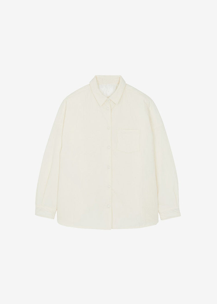 Chemise matelassée Tove - Crème