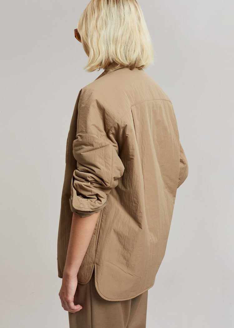 Tove Shirt Jacket - Natural Jacket The Frankie Shop