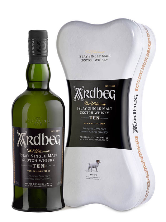 Ardbeg 10 Year Old Ardbone Gift Pack, 70 cl