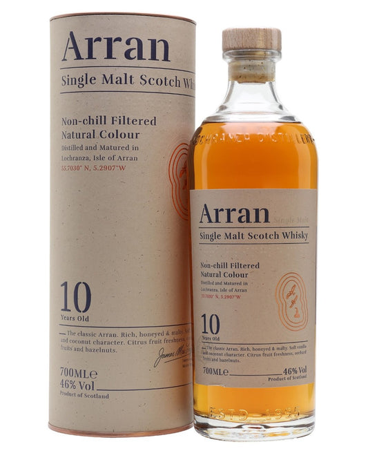 Arran 10 Year Old Single Malt Whisky, 70 cl