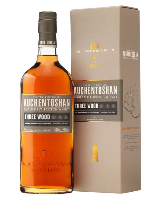 Auchentoshan 3 Wood Whisky, 70 cl