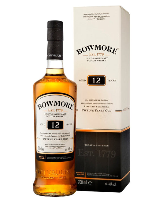 Bowmore 12 Year Old Whisky, 70 cl