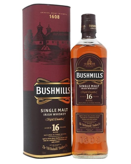 Bushmills 16 Year Old Three Wood Whiskey, 70 cl