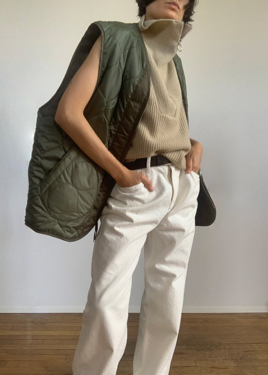 Gilet réversible Gaby - Olive