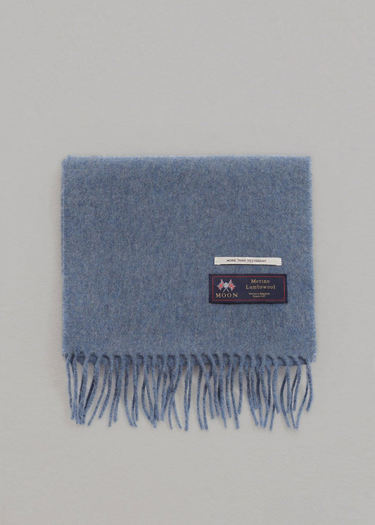 Écharpe en laine Nieves - Bleu poudré