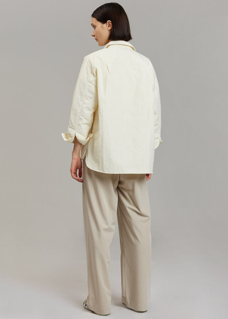Chemise matelassée Tove - Crème