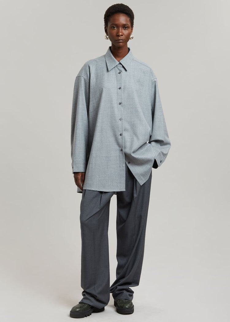 Chemise boutonnée Alanis - Gris orage