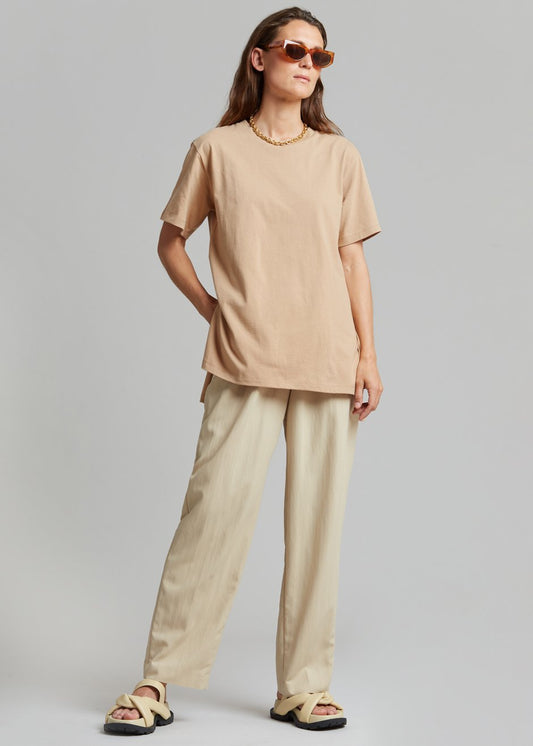 T-shirt Signe - True Tan