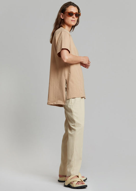T-shirt Signe - True Tan