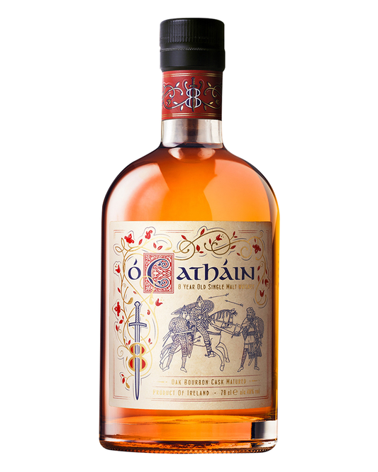 Whisky irlandais single malt O Cathain 8 ans, 70 cl