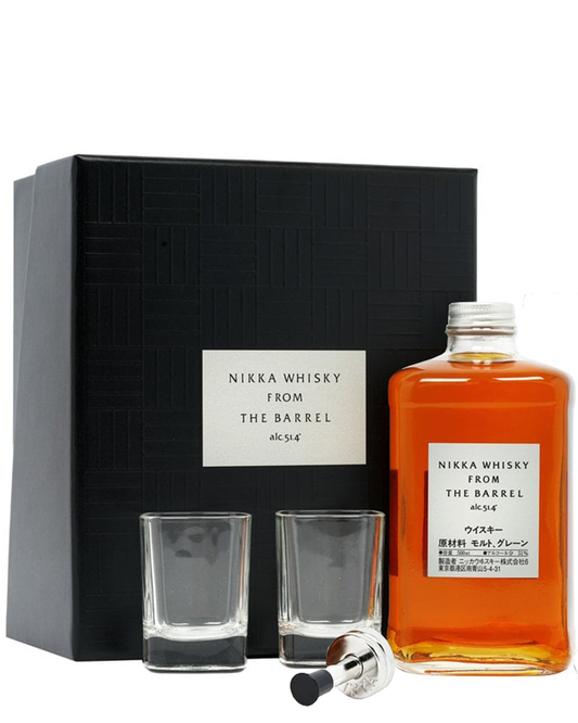 Nikka From The Barrel Japanese Whisky Glass Gift Set, 50 cl