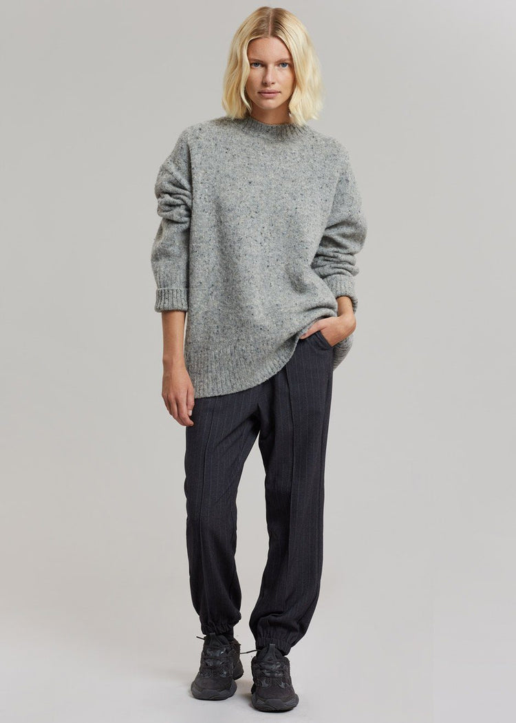 Abel Speckle Sweater - Grey Sweater breathe
