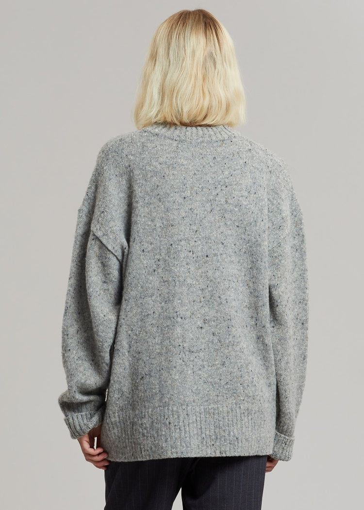 Abel Speckle Sweater - Grey Sweater breathe