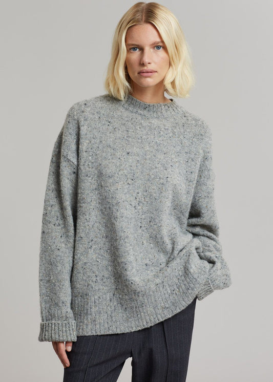 Abel Speckle Sweater - Grey Sweater breathe
