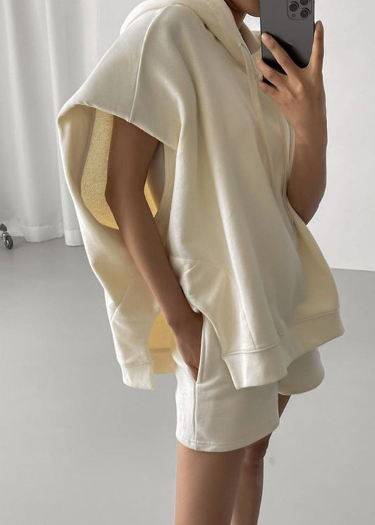 Alex Summer Hoodie - Vanilla Sweatshirt The Frankie Shop