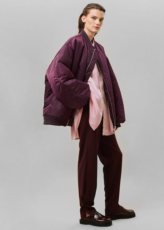 Astra Bomber Jacket - Royal Purple Jacket The Frankie Shop