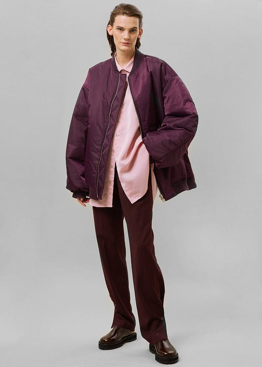 Astra Bomber Jacket - Royal Purple Jacket The Frankie Shop