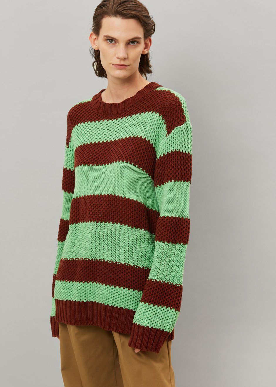 Banks Sweater - Brown/Green Sweater The Frankie Shop