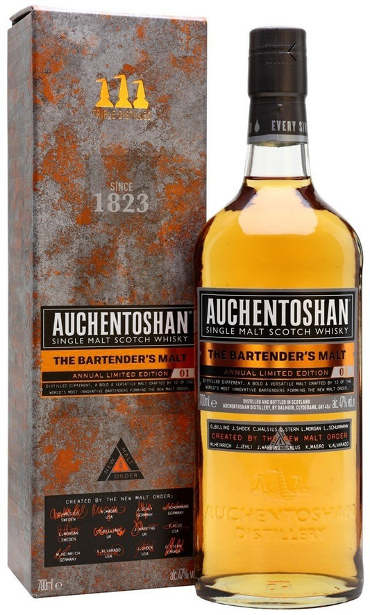 Auchentoshan Bartender's Malt Whisky, 70 cl - The Bottle Club