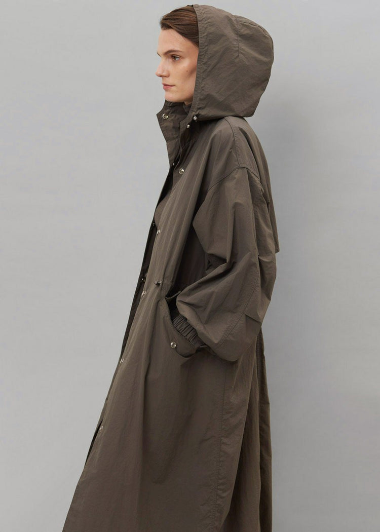 Demy Anorak Coat - Mink Jacket The Frankie Shop