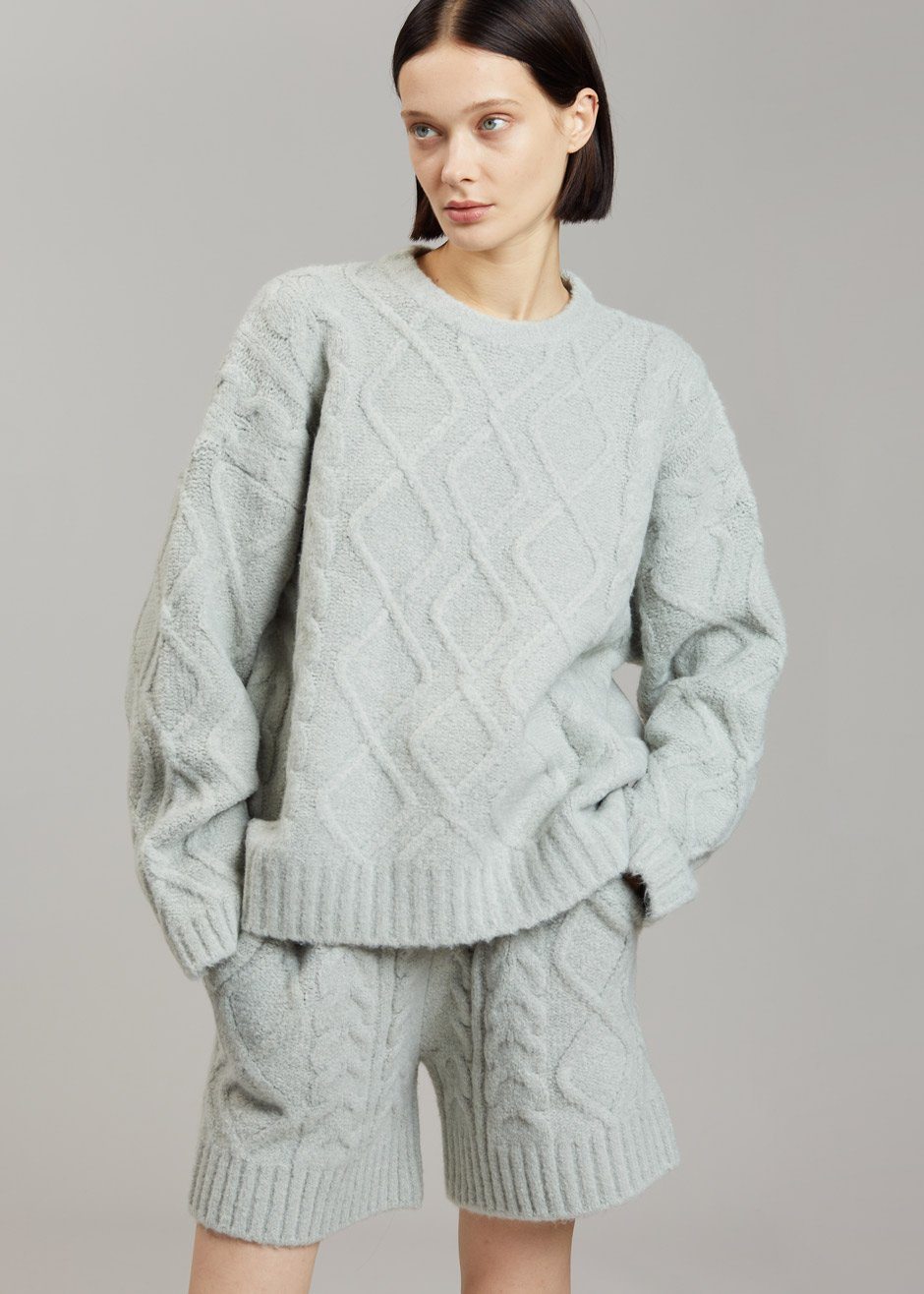Eira Sweater - Celadon Sweater The Frankie Shop