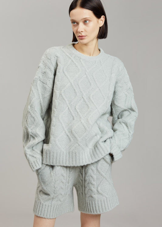 Eira Sweater - Celadon Sweater The Frankie Shop