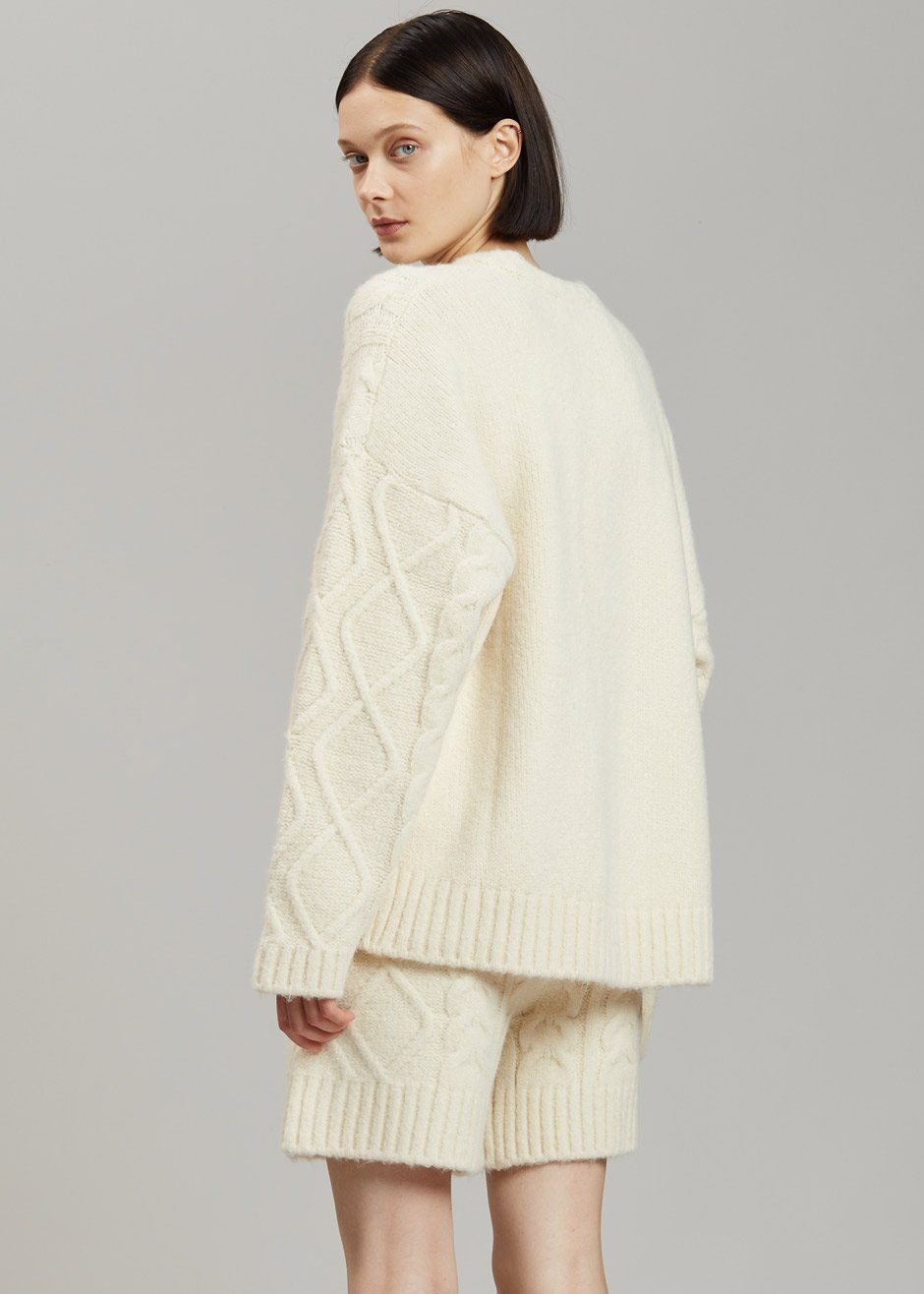 Eira Sweater - Cream Sweater The Frankie Shop