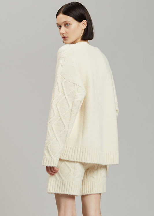 Eira Sweater - Cream Sweater The Frankie Shop