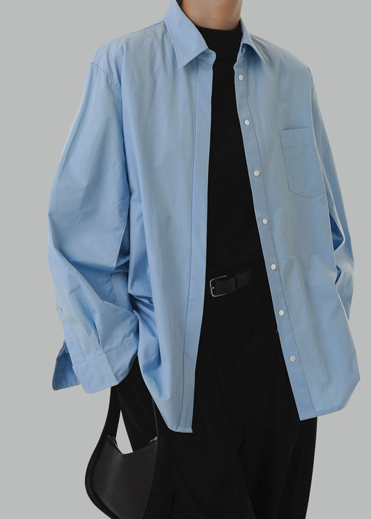 Chemise oversize Mayim - Ciel
