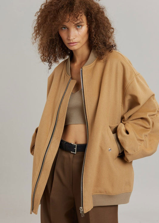 Blouson aviateur Hedy - Caramel