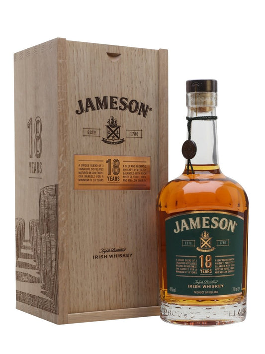Whisky irlandais Jameson 18 ans, 70 cl