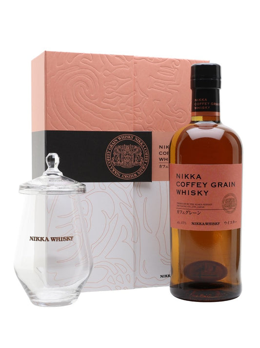 Nikka Coffey Grain Japanese Whisky Gift Set, 70 cl
