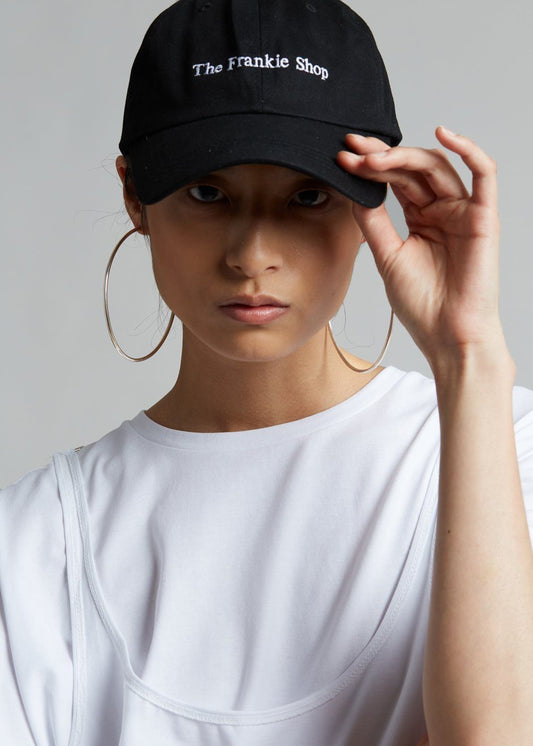 Summer Baseball Hat - Black Hat The Frankie Shop