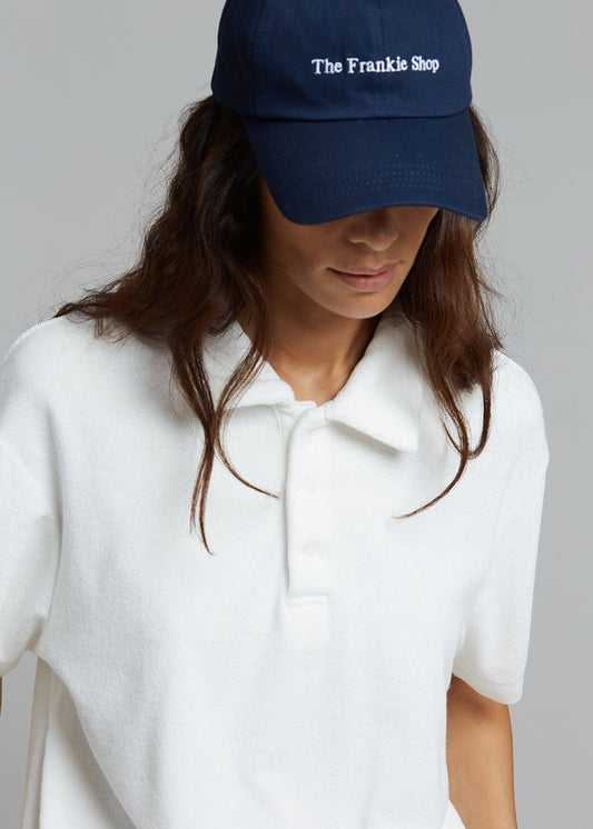 Summer Baseball Hat - Navy Hat The Frankie Shop