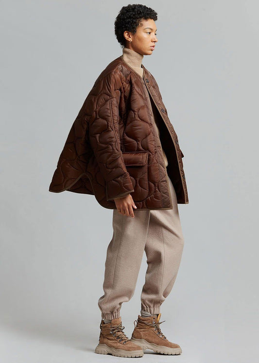 Veste matelassée Teddy - Chocolat