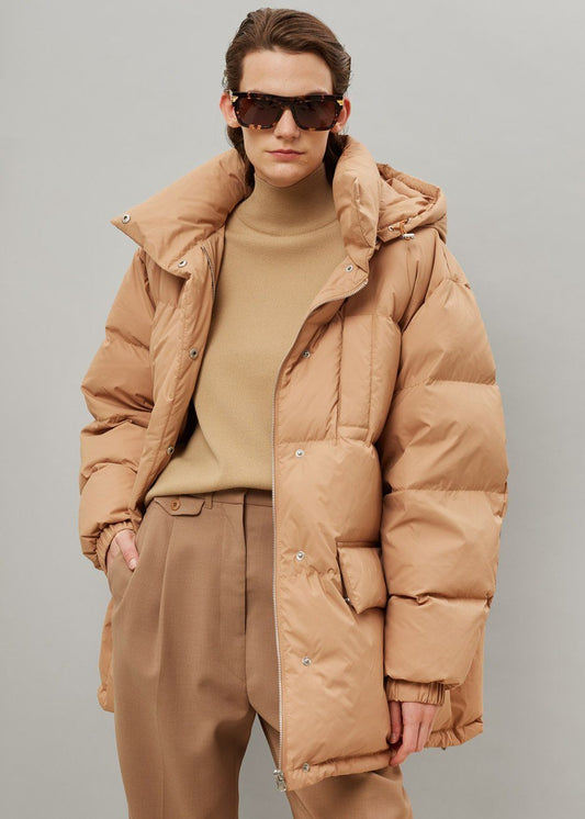 Tignes Long Puffer - Dijon Coat The Frankie Shop