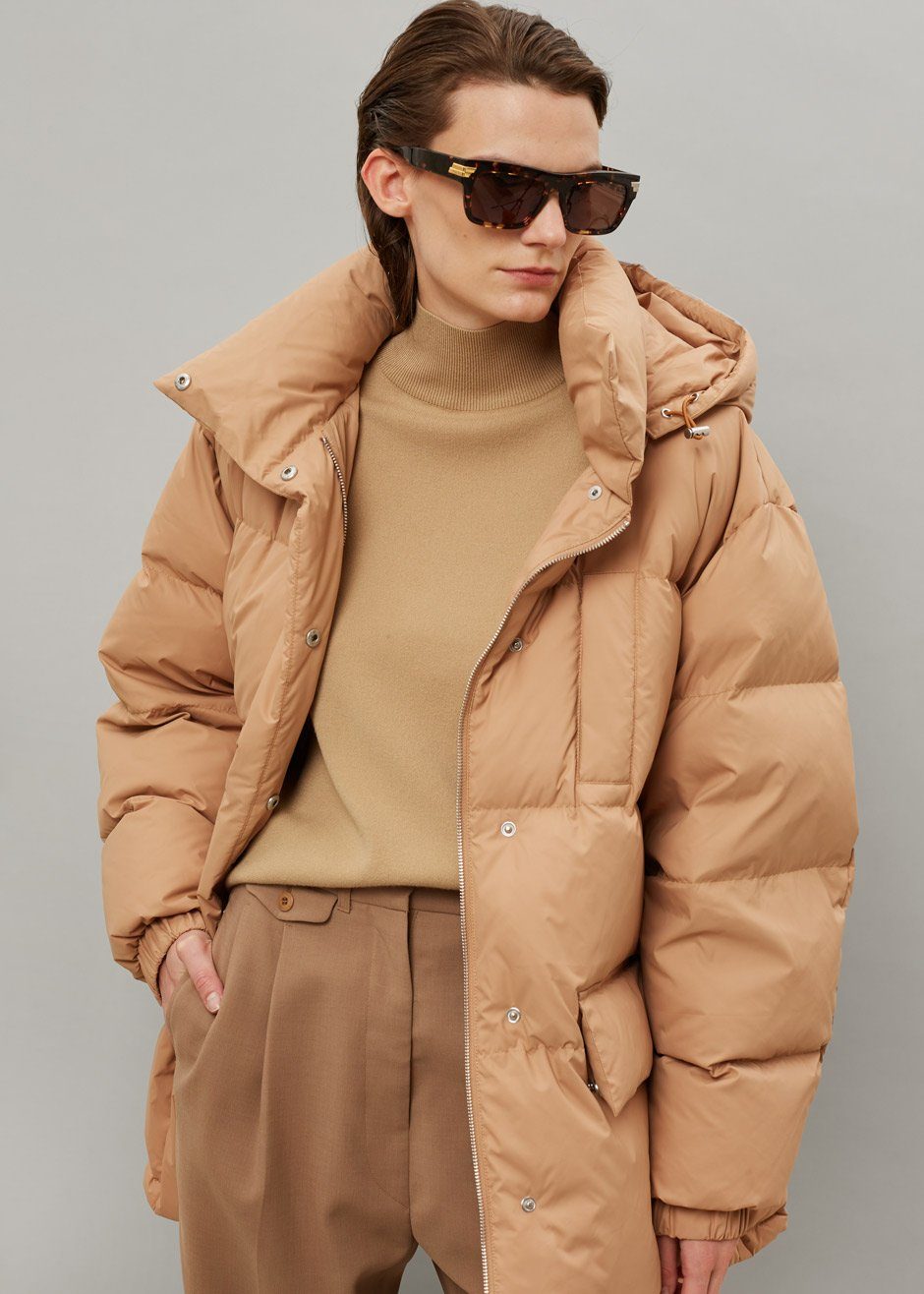 Tignes Long Puffer - Dijon Coat The Frankie Shop